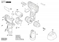 Bosch 3 601 JG8 020 GSR 120-LI Cordless Drill Driver Spare Parts